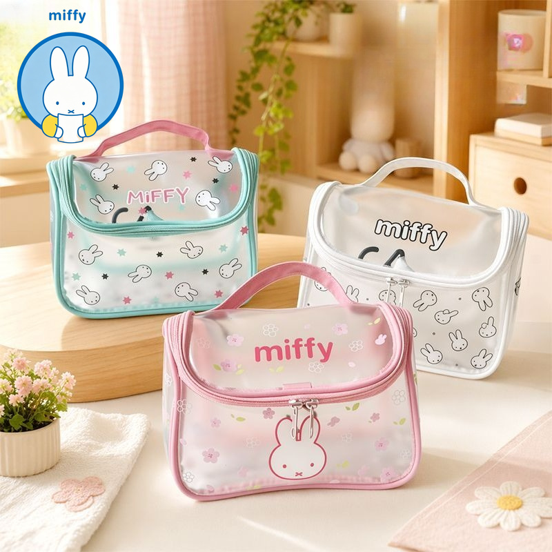 Beauty Y Makeup - Bolsa de Maquillaje Transparente Kawaii Miffy