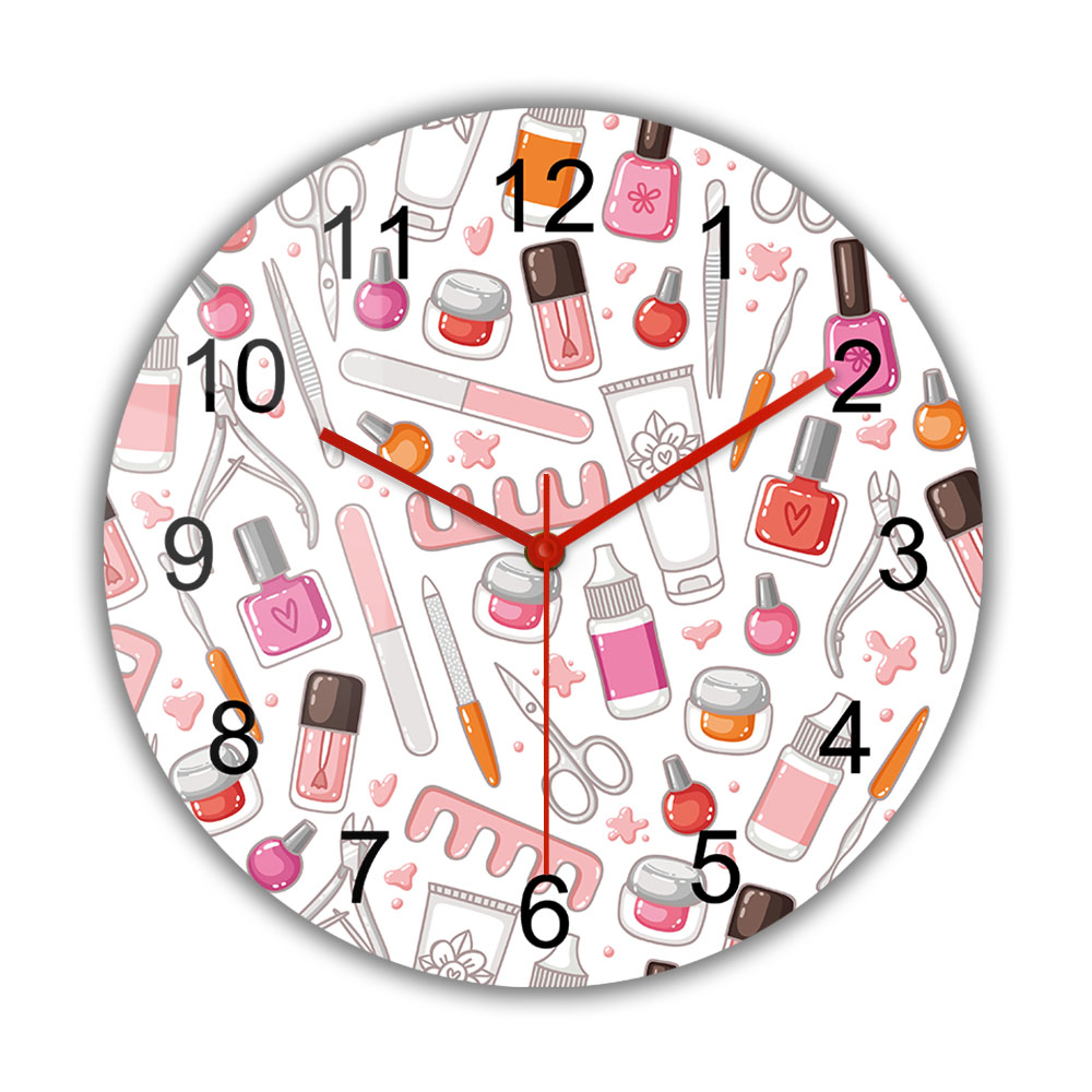 Beauty And Makeup Studio - Herramientas de salón de uñas, reloj