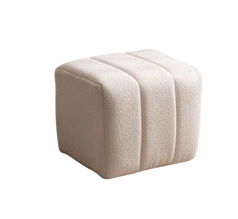 Makeup Beauty Lounge - Taburete reposapiés gris para pasillo, estilo