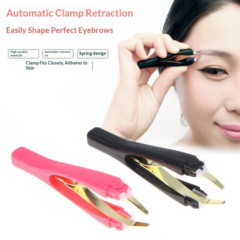 Beauty Hair Makeup - Pinza para Cejas Automática Retráctil, Depiladora