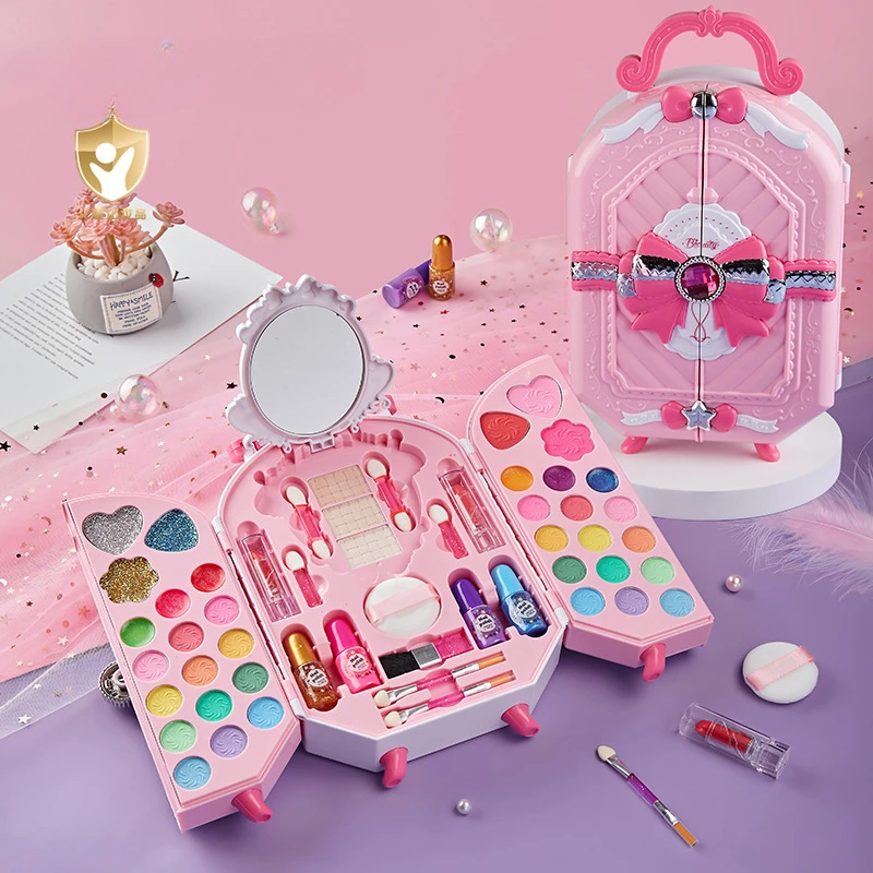 Beauty Makeup Gift Sets - Juguete cosmético seguro para niña, sombra