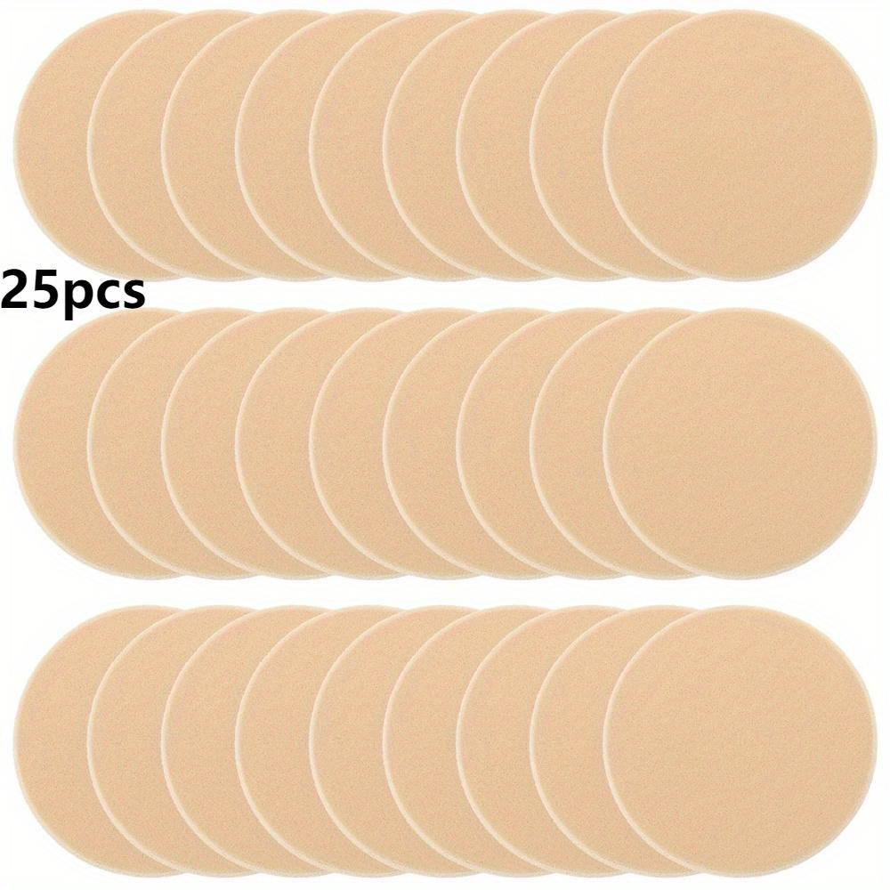 Beauty Bay Makeup - 25 Esponjas Redondas Suaves para Maquillaje,