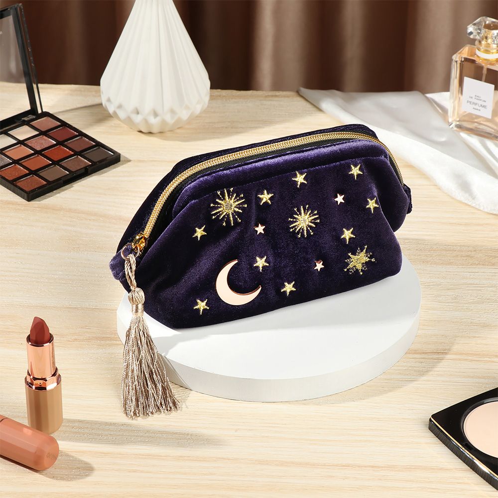 Bolsa de cosméticos de terciop - Ysl Beauty Makeup Bag reseña y precio
