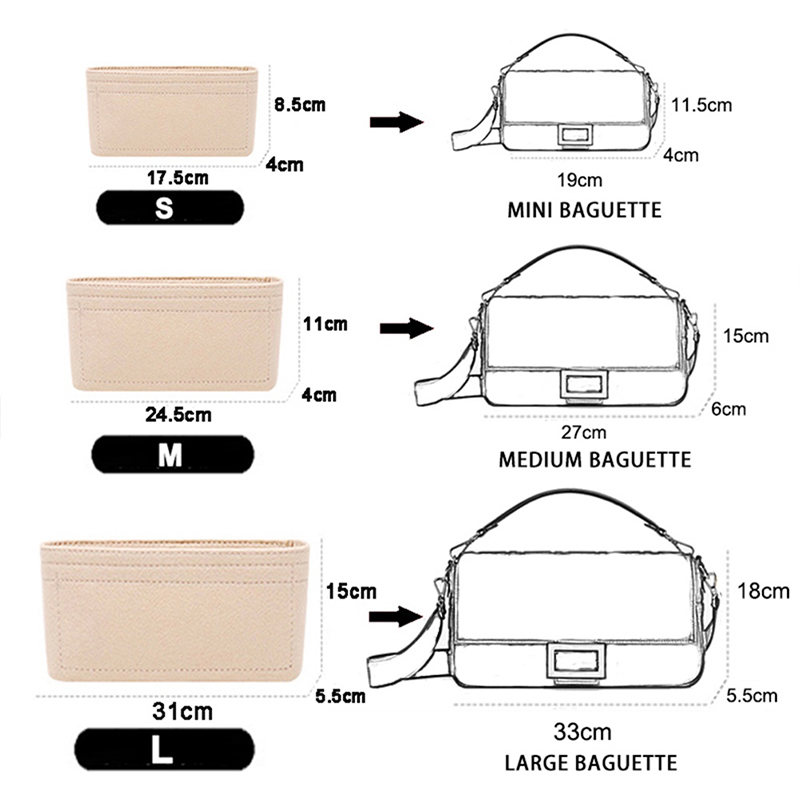 Organizador de bolsas con inse - Ysl Beauty Makeup Bag reseña y precio