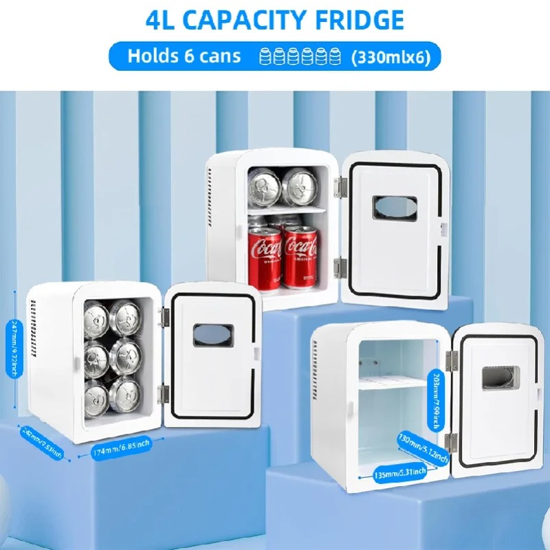 Mini Refrigerador Portátil de  - Beauty Makeup Fridge reseña y precio