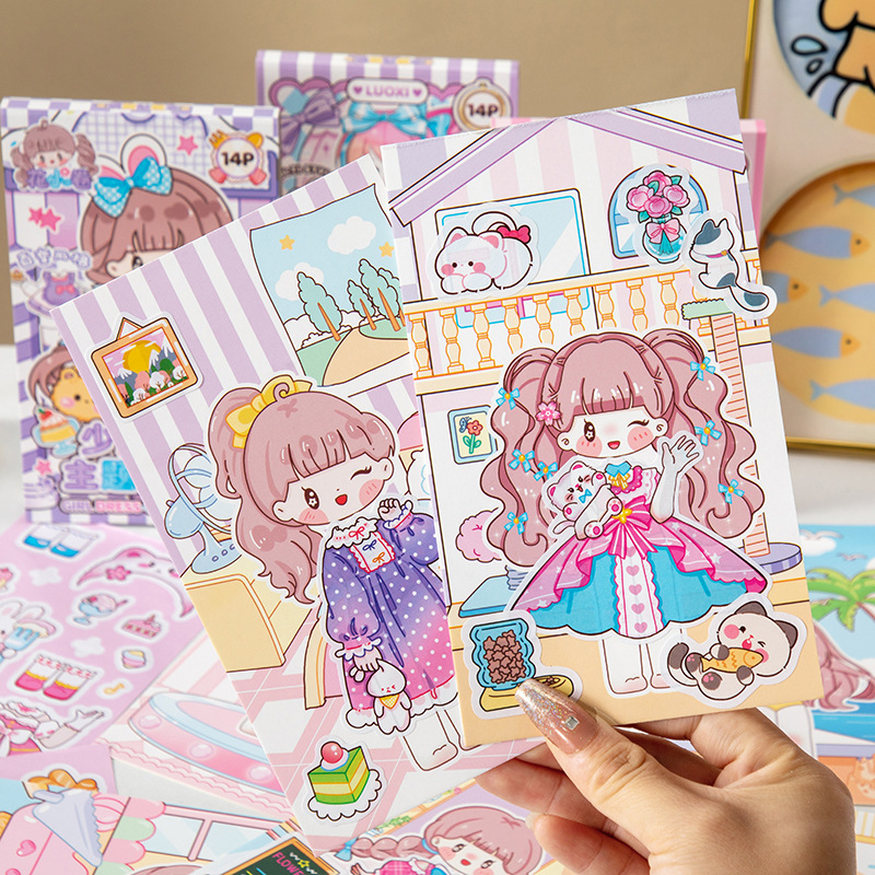 Libro de Pegatinas de Juego de - Beauty Makeup Games For Girls reseña y precio