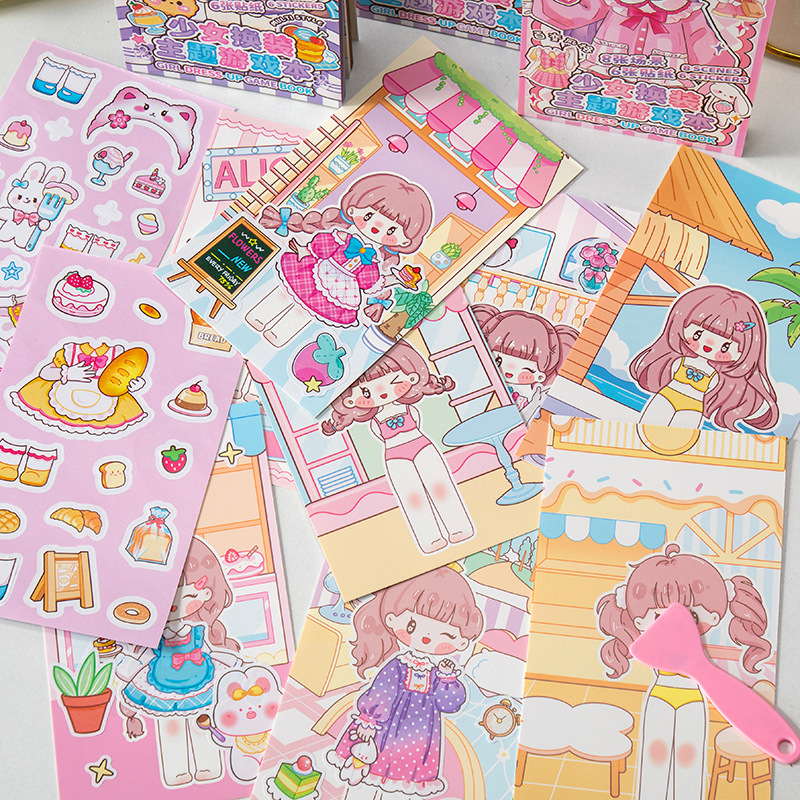 Libro de Pegatinas de Juego de - Beauty Makeup Games For Girls reseña y precio