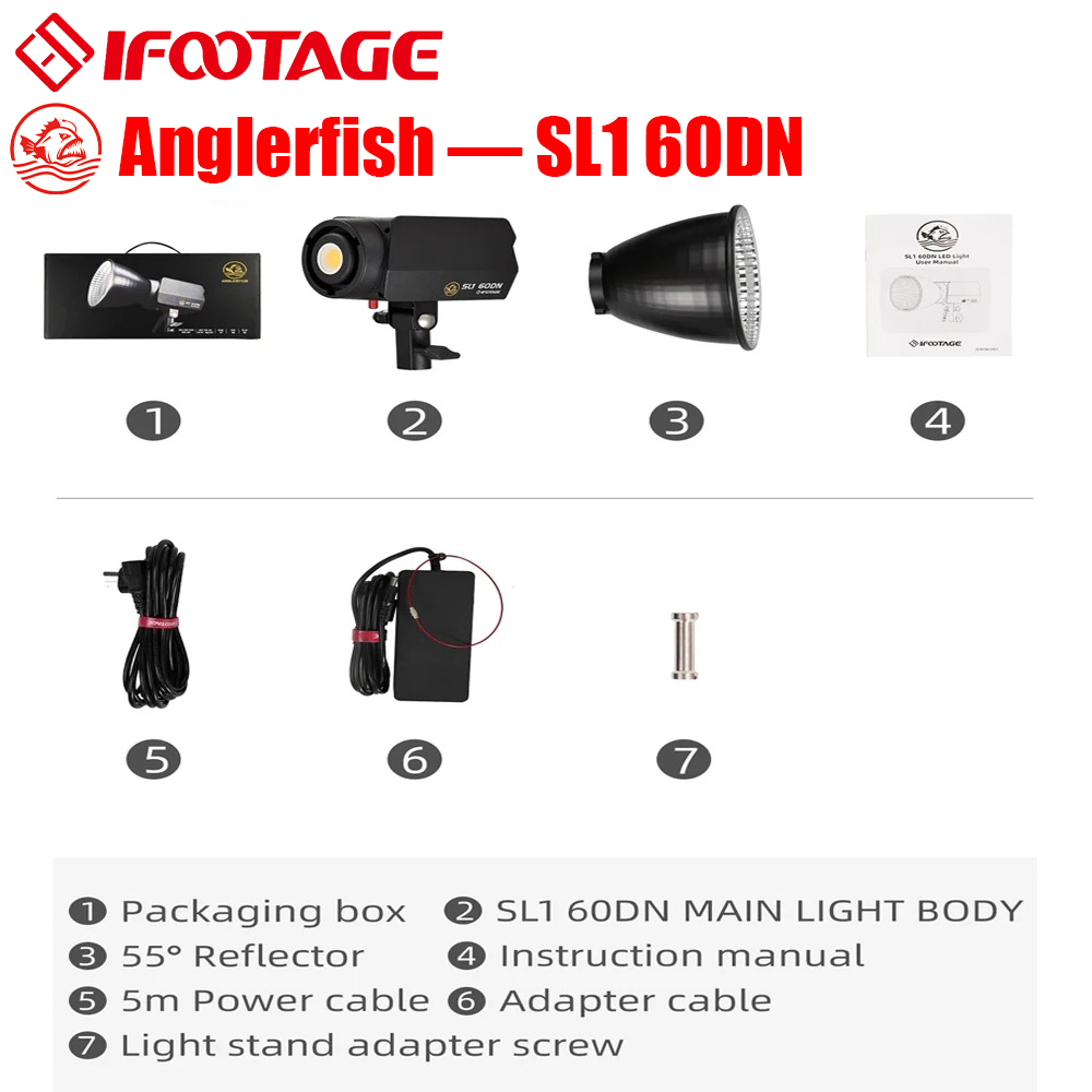 Ifootage Anglerfish SL1 60DN C - Beauty And Makeup Studio reseña y precio