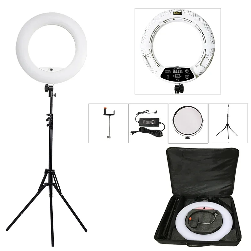Yidoblo 96W Ring Light FD-480  - Beauty And Makeup Studio reseña y precio