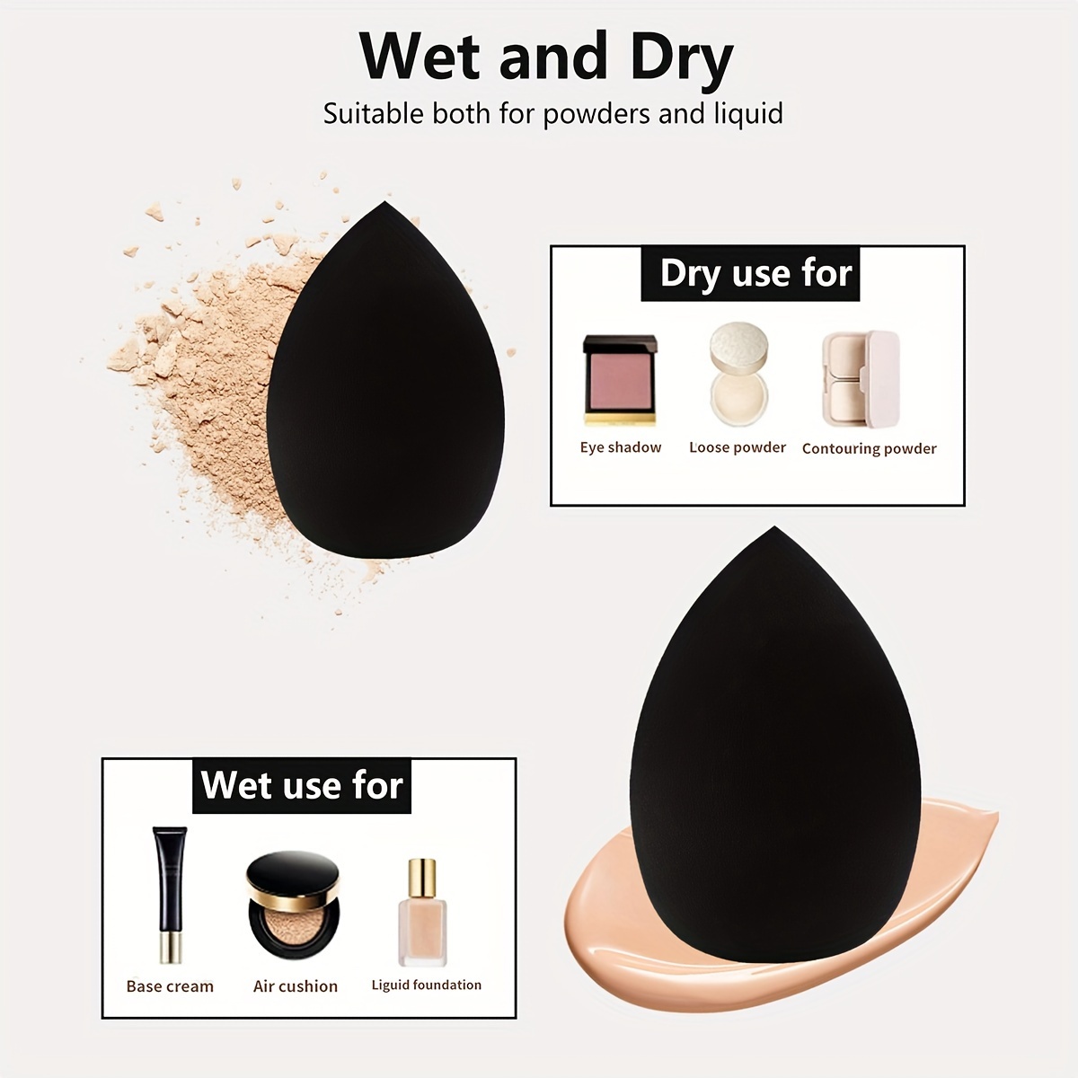 8 Uds. Esponjas de maquillaje  - Beauty Bay Makeup reseña y precio