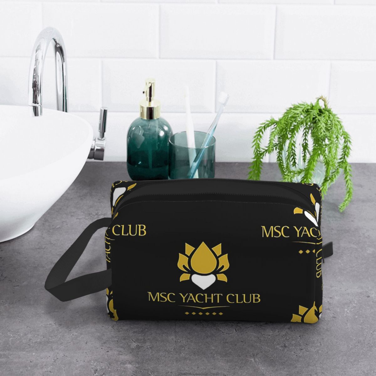 Bolsa de maquillaje con diseño - Beauty Makeup Logo Design reseña y precio