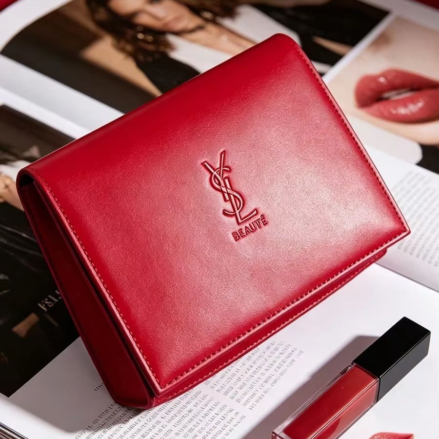 Bolso de Viaje de Cuero Acolch - Ysl Beauty Makeup Bag reseña y precio