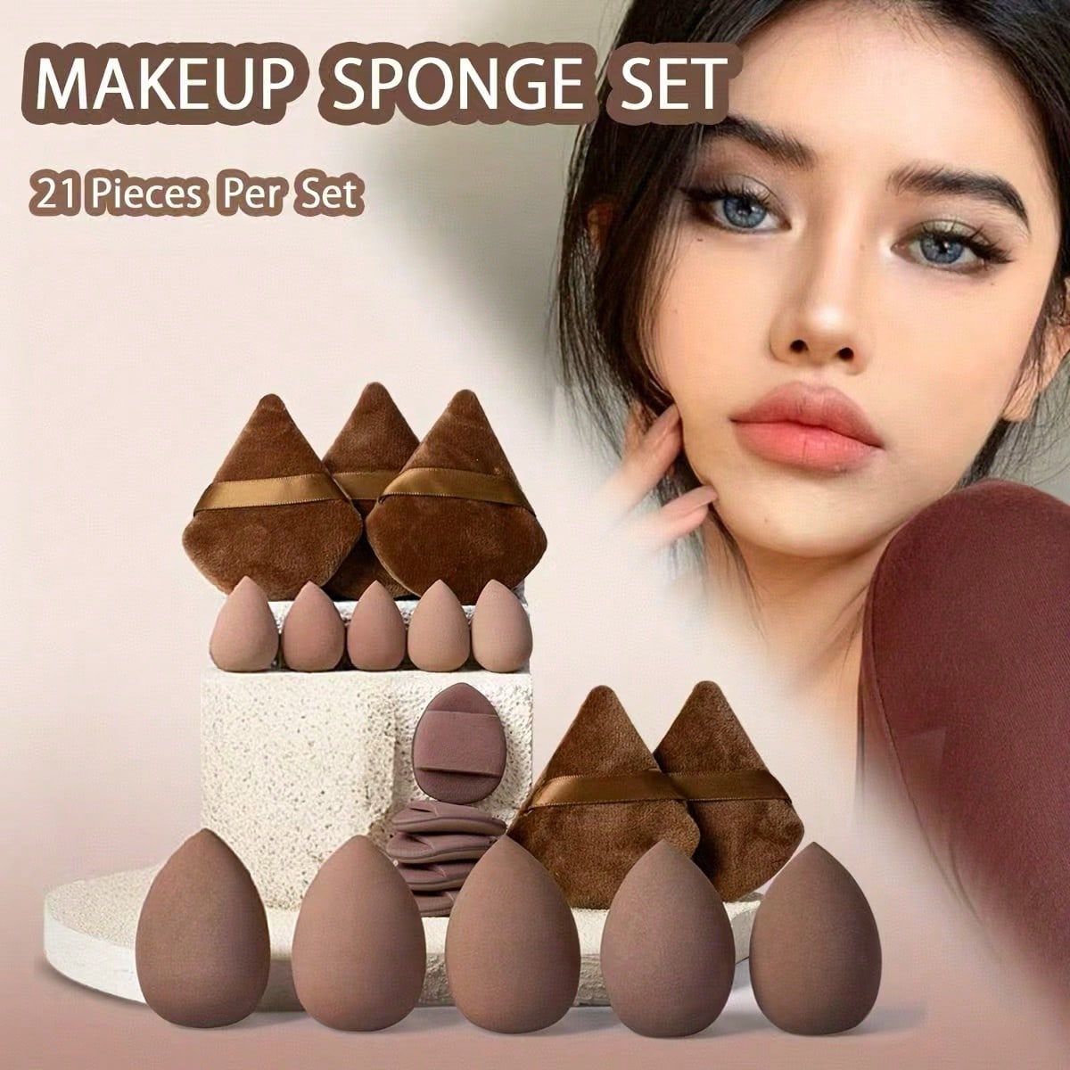Juego de 20 esponjas de maquil - Beauty Bay Makeup reseña y precio