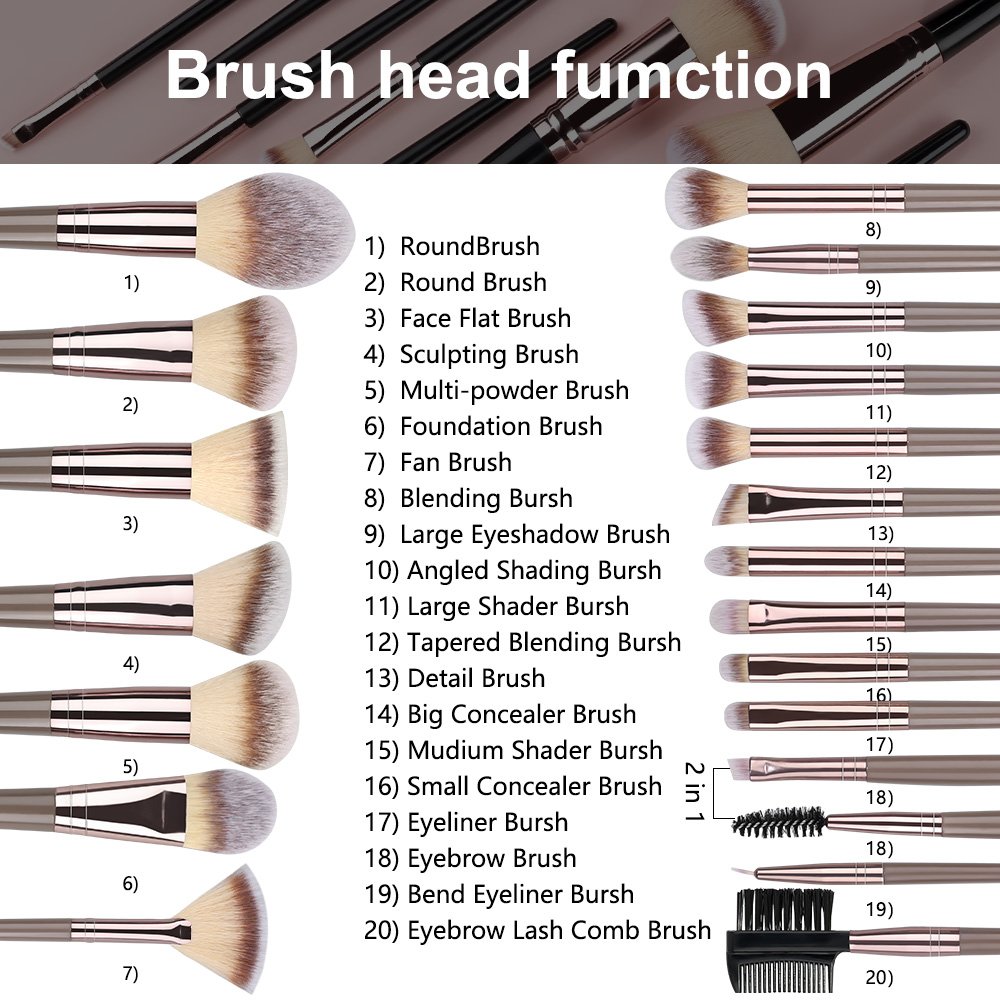 Juego de brochas de maquillaje - Beauty Makeup Gift Sets reseña y precio